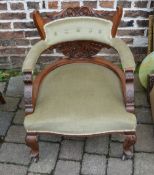 Victorian library chair