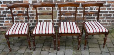 4 William IV/Victorian chairs