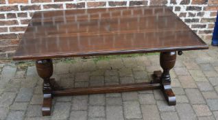 Jacobean style oak refectory table (Hilt