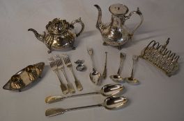 Various silver plate including basting s