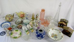 Assorted ceramics and glassware inc Sadl