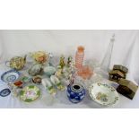 Assorted ceramics and glassware inc Sadl