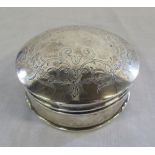 Small silver trinket box Birmingham 1908