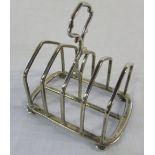 Silver toast rack Birmingham 1913 maker