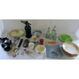 Various ceramics inc Limoges, Wade etc,