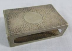 Silver matchbox holder Birmingham 1912 m