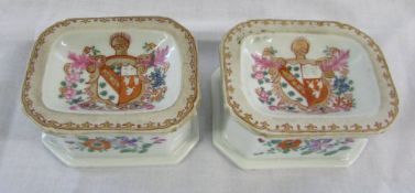 Pair of armorial salts