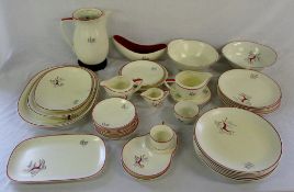 Crown Devon 'Stockholm' pattern pt dinne