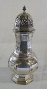 Large silver sugar sifter Edinburgh 1929