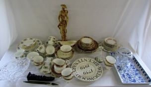 Assorted part tea services inc Meakin, f