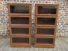 Pair of Globe Wernicke style cabinets