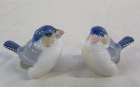 Pair of Royal Copenhagen birds no 1040