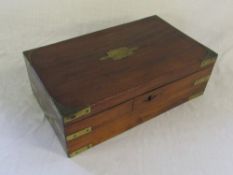 Victorian mahogany writing slope (missin