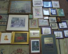 Large selection of prints, still life oi