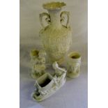 Assorted parian ware inc Copeland