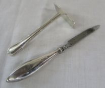 Silver handled nail file Birmingham 1919