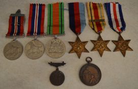 Selection of WWII medals including 2 193