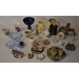 Various ceramics including Lilput Lane,