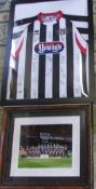 Framed Grimsby Town Football club shirt