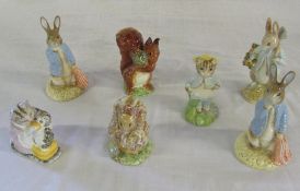 Collection of Beswick Beatrix Potter fig