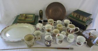Assorted ceramics inc Laura Knight, Crow