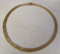 18ct gold necklace length 36.5 cm weight