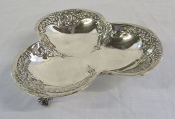 Silver dish Sheffield 1897 Maker H Alkin