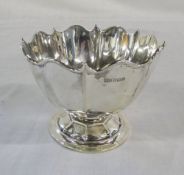 Silver bowl Birmingham 1908 maker Walker