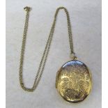 9ct gold pendant weight 9 g with a 14ct