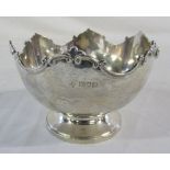 Silver bowl London 1912 maker H Wilkinso