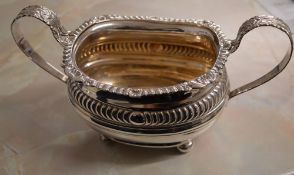 Silver sugar bowl, Chester 1916, approx