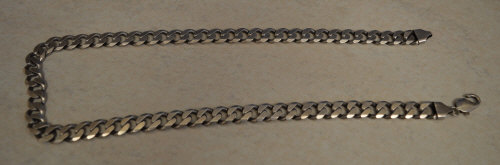 Silver chain approx weight 2.9 ozt