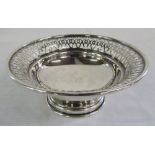 Silver sweetmeat dish Birmingham 1990 we