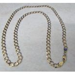 9ct gold necklace length 62 cm weight 15