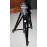 A Sony video camera tripod