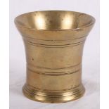 An 18th Century bronze mortar