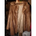 A lady's short mink fur jacket