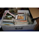 A collection of mixed stamps, stock book and a stamp album