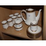 A Paragon "Athena" pattern coffee set for six