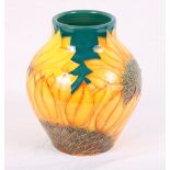 A Dennis Chinaworks "Sunflower" vase, 5" high
