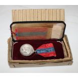 An Imperial Service Medal awarded to Charles William Weal, in presentation case and posting box