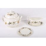 A Royal Doulton bone china "Larchmont" pattern part dinner service