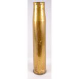 A brass shell case dated 1941, 29" high