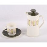 A Beswick fifteen piece coffee set circa 1975