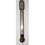 A mahogany stick barometer by LGW Marshall 1993 Colchester
