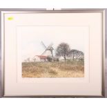 Paul Bisson: a pair of signed limited edition colour prints, "Houghton Mill" 13/250, and "Highham