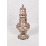 A Chester silver pedestal sugar caster, 4.2oz troy approx