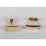 A pair of 14ct gold cufflinks, 10.9g