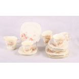 A Paragon bone china "Cherry Blossom" pattern part teaset