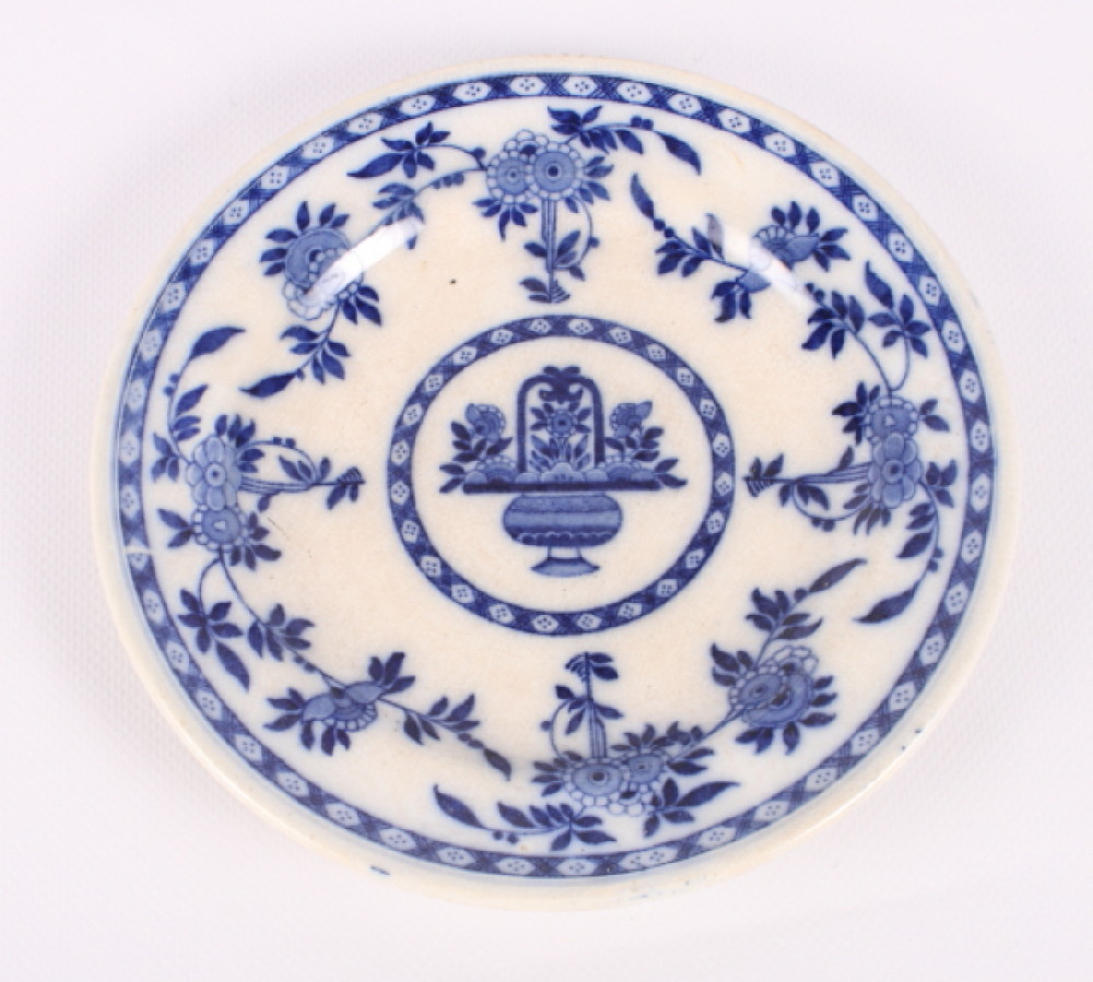 A Minton "Delft" pattern part dinner service and a collection of other blue and white transfer